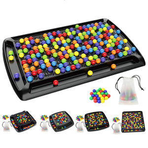【New Arrival】 Baby & Toddler Learning Puzzle Toy Rainbow Bead Matching Game for Early Education and Fine Motor Practice