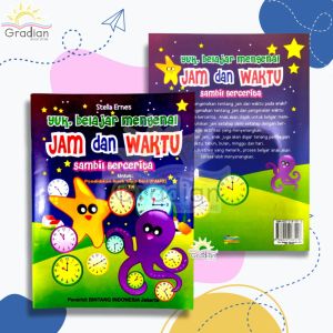 Buku Belajar Jam & Waktu | Yuk Belajar Mengenal Jam dan Waktu Sambil Bercerita