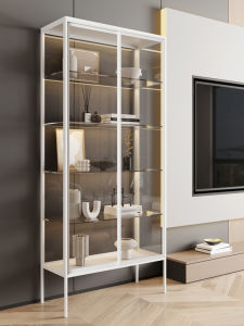 DMX | Luxury Italian Glass Sideboard Showcase Cabinet