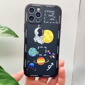Case Samsung A05 A05S M10 Casing Dove Cute Little Astronot Pelindung Kamera