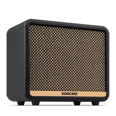 SONICAKE Guitar Amplifier Digital Dual Mode Guitar Practice Amplifier 10W with 100 Preset 99 Drummer APP Control QAM-20