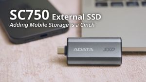 Adata SC750 External SSD High Speed Read/Write Up To 1050/1000 MB/s Cableless Compact Size - (500GB / 1TB)