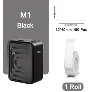 Marklife M1 Portable Label Maker Wireless Inkless Printer Compatible with Smartphones for Kitchen Clothes Jewelry Jar Labeling