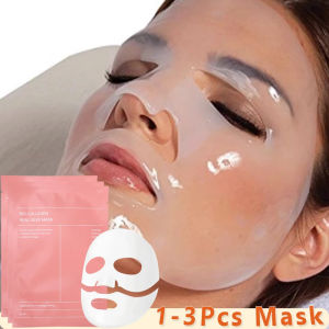 3Pcs Split Collagen Mask Moisturizing Refreshing Brightening Skin Care Oil Control Tender Deep Hydrating Facial Masks Korean Makeup