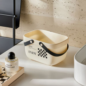 Cnmf đồ dùng nhà tắm hộ gia đình xách tay nhựa tối giản thoát nước giỏ