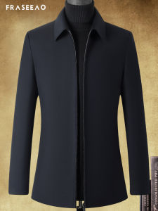 Business Casual Mens down Jacket 2025 New Style High-End Lapel Commuter Warm Winter Coat Polyester Fiber 85% down Filling