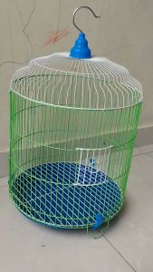 combo 5 Lồng chim chào mào Hoạ mi Khướu chích choè than chất liệu kẽm nhúng nhựa - size 36 x 57