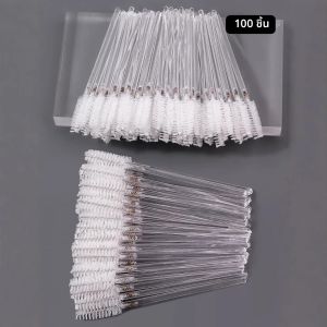 100-50-20-10PCS แปรงขนตาแบบพกพาสะดวกสุดขดขนตาครั้งเดียวพรสําหรับคนขี้เกียจกวาดขนตา