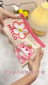 27KIDS  Combo 4 quần chíp đùi cho bé gái họa tiết bé gái cute quần lót tam giác trẻ em cotton thoáng mát co giãn quần lót trẻ em quần lót flat corner
