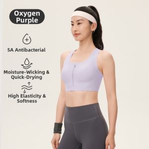 Keep | Front-Zip High-Impact Quick-Dry Shockproof Sports Bra