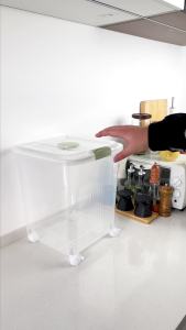 MEIZHUFU | Insect Resistant Moisture Proof Airtight Storage Container for Rice and Flour