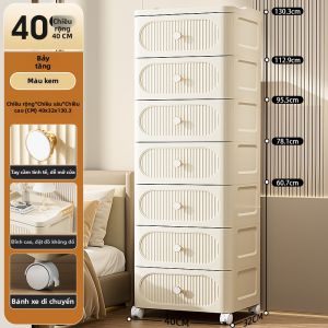 JILI | Tủ Lưu Trữ Ngăn Kéo Đa Cấp Có Thể Gập