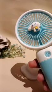 Mini Fan Sanrio Portable Kipas Angin Mini Sanrio Dengan USB dan Stand Holder - ZVS
