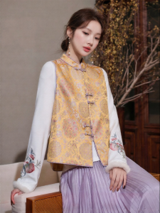 JK＆JS | Áo Gile Phụ Nữ Trung Quốc Truyền Thống Kích Thước Nhỏ Có Thể Mặc chồng Lên