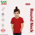 JUNIOR BASIC ROUND NECK SHIRT 100% PREMIUM COTTON JB-7495. 