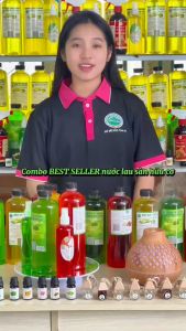 COMBO 3 CHAI QUÀ TẶNG HÀNG LOẠI 1 Nước Lau Sàn Sả Chanh Quế Bạc Hà Tinh dầu Tâm An