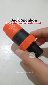 Jack Speakon / Jek Speakon warna Oranye