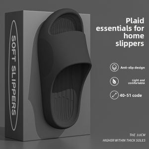 MONLEYTA | Large Size German Mens Slippers Summer Indoor Home Use Bath Room Anti-Slip Silent No Odor Slip-On EVA Slippers For Men