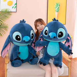 35/60 ซม.ตุ๊กตาสัตว์ Station Stitch ตุ๊กตาขนาดใหญ่ Stitch Rag ตุ๊กตาตุ๊กตา Plush ของเล่นเด็กมาพร้อมกับวันหยุดของขวัญ