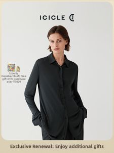ICICLE | Silk Knitted Long Sleeve Shirt