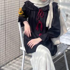 Mariposa Blouse Coquette Ribbon Pololinen Size M L XL XXL