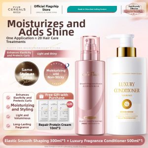FIVE CEREALS | Pliable Conditioning and Anti-frizz For Bounce Elasticizer