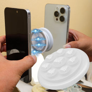 Silicone Suction Cup Magnetic Holder For Magsafe iPhone Samsung Xiaomi Google Universal Magnet Wall Mount Stand Phone Bracket