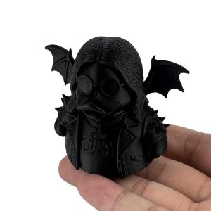 3D Printed Bat Duck Figurine Rock Music Gothic Desktop Ornament Memorial Collectible Gift Halloween Decor Desktop Decoration