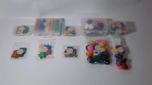 CNF เม็ดหมุดแม่เหล็ก หน้าเรียบ คละสี ขนาด 10 mm อุปกรณ์สํานักงาน แม่เหล็กติดกระดาน