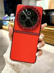 OppoA3pro Phone Case Silicone Leather Womens Style with Lanyard Full Cover Lens Diamond Anti-Fall Luxury Creative Sensation