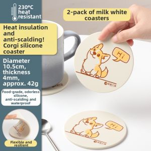 FENGHEDAHAI | Thick Waterproof Oil-proof Heat-resistant Coaster Customizable Logo