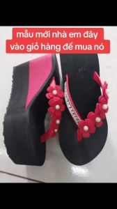Dép xốp xỏ ngón quai kẹp nữ đính đá đế cao su cứng chống trơn trượt cao thấp đa dạng siêu nhẹ êm ái chắc chắn thời trang