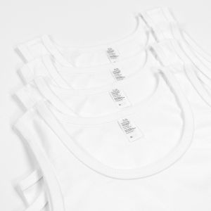 Heavyweight Basic T-Shirt Mens White Cotton Fashion Urban Style Vest Thickened Fleece Loose Fit Spring Season China Made