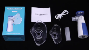 【MY 24h Ship】Handheld Nebulizer Silent Ultrasonic Nebulizer Portable Silent Asthma Inhaler Mini Medical Nebulizer For Adults & Children blue（3 Years Warranty）