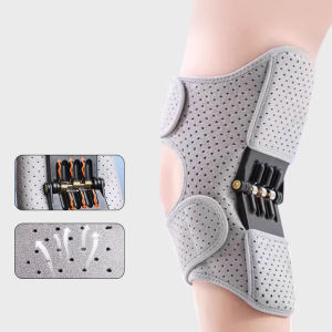 EELHOE | New 1pc Rebound Springs Knee Assistive Device Adjustable Spring Stabilizer Brace Joint Support Non-Slip Breathable Knee Booster
