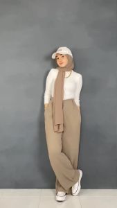 Kemeja Lengan Panjang Wanita Polos Varian Warna