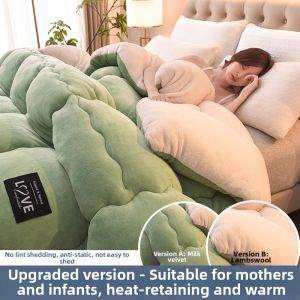 JIFANPAUL | Thick Lamb Fleece Blanket For Winter Sofa and Dorm Use
