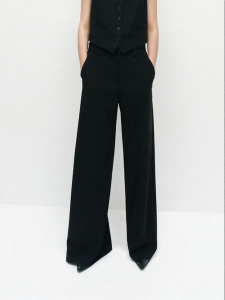 MO&Co. | Deconstructive Wrap High Waist Pleat Trousers