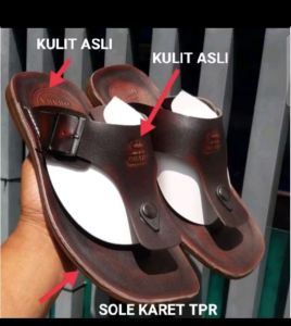 SENDAL PRIA KULIT SAPI