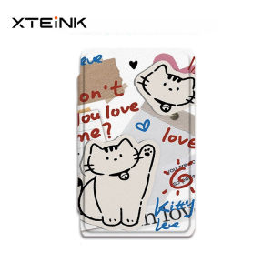 XTEINK | E-Book Case for XTEINK X3 X4 Reader Magnetic Protective Case All-inclusive Anti-fall Protective Shell Cat/Dog DIY Flip Shell