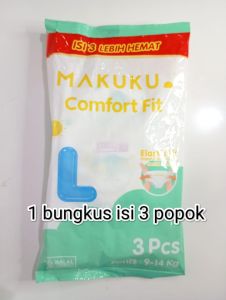 MAKUKU Comfort Fit 1 Renceng isi 4 kemasan MLXL
