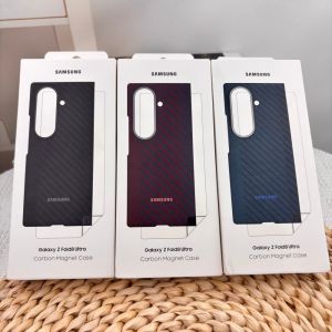 Samsung | Samsung Galaxy Z Fold8 Fold 8 Ultra Carbon Fiber Magnet Case Slim Aramid Fiber Magnetic Cover Shockproof Protective Phone Shell