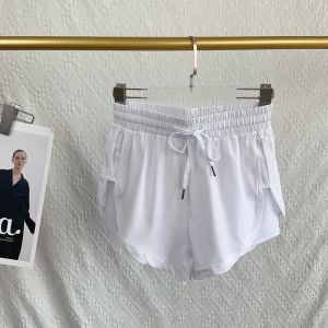 Yoga Sports Women Shorts High Waist Double Layered Quick-Dry Breathable Athletic Shorts Outdoor Leisure Running Fitness Shorts