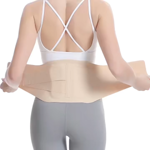 Winmax Ultra Thin Back Brace with Lumbar Pad Seamless Yoga Fabric for Men Women Lower Back Pain Relief Sciatica Scoliosis SportWork