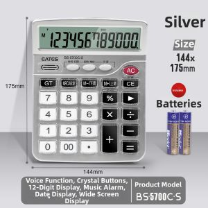 Good | Voice Reporting Calculator Large Screen Big Buttons Beautiful and Cute