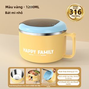 WANGLIMIAO | Hộp Cơm Giữ Nhiệt Thép Không Gỉ 316L