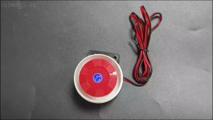 Loud DC 12V Mini Piezo Buzzer Siren Alarm High Decibel Electronic Sounder for Security SystemAuto VehicleDIY Anti-Theft Device