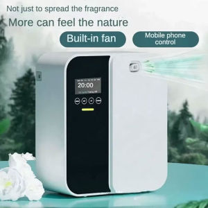 Aroma Diffuser Machine Wall Mounted Waterless Diffuser for Large Room Bluetooth Essential Oil Diffuser Electric Smell for Home