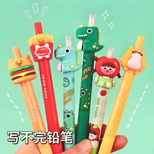 ดินสอถือเขียนได้ยาวนาน ดินสอการ์ตัน ทนทานต่อการใช้งานหนัก ไม่ขาดง่าย อุปกรณ์การศึกษาสำหรับเด็ก เรียบง่าย ไม่ต้องขัด