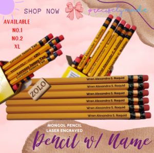 Personalized PENCIL - Name ENGRAVED